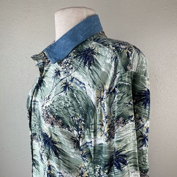 Capacity Palm Tree Shirt & Matching Shorts EUC - Picture 5 of 11